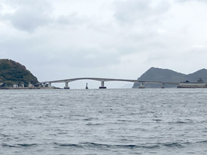 沖神室島の橋